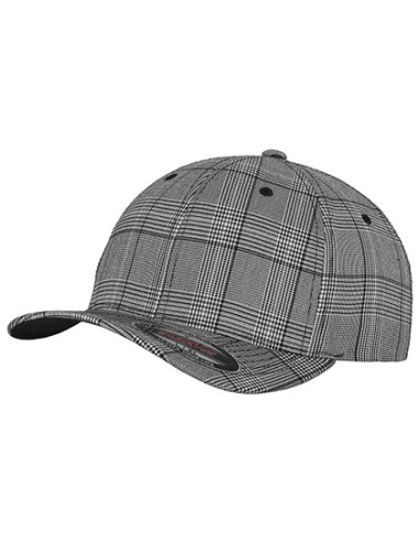 F-6196-Flexfit Glen Check Cap